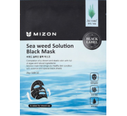 Mizon veido kaukė Seaweed Solution Black Mask su jūros dumbliais 25g